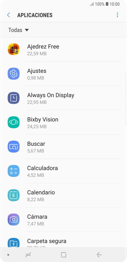Pulsa la app deseada. Pulsa la app deseada.