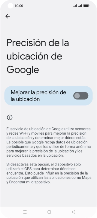 Si pulsas el indicador junto a Si pulsas el indicador junto a