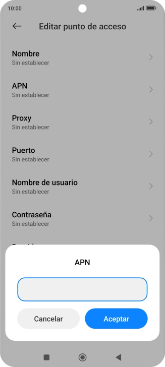 Introduce airtelwap.es y pulsa Aceptar. Introduce airtelwap.es y pulsa Aceptar.