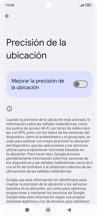 Si pulsas el indicador junto a Si pulsas el indicador junto a