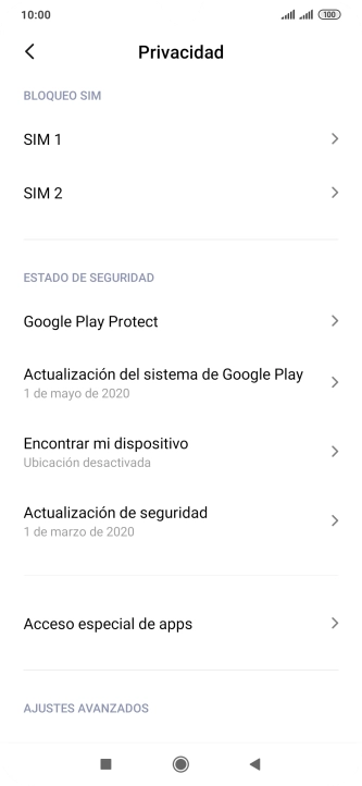 Pulsa la tarjeta SIM deseada. Pulsa la tarjeta SIM deseada.