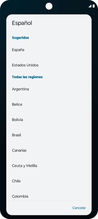 Pulsa el país deseado. Pulsa el país deseado.