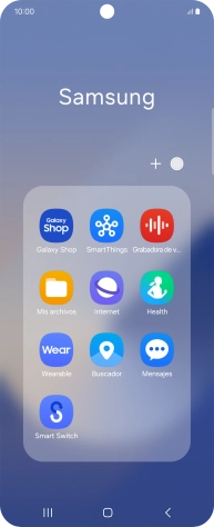 Abre una app que sea compatible con esta función, por ejemplo, Mensajes. Abre una app que sea compatible con esta función, por ejemplo, Mensajes.