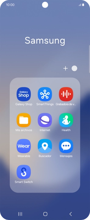 Abre una app que sea compatible con esta función, por ejemplo, Mensajes. Abre una app que sea compatible con esta función, por ejemplo, Mensajes.