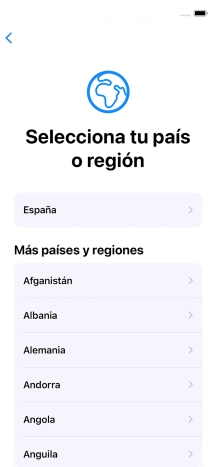 Pulsa el país o el área deseados. Pulsa el país o el área deseados.