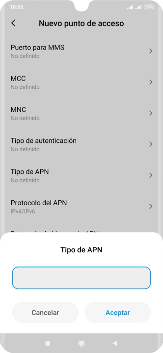 Introduce default y pulsa Aceptar. Introduce default y pulsa Aceptar.