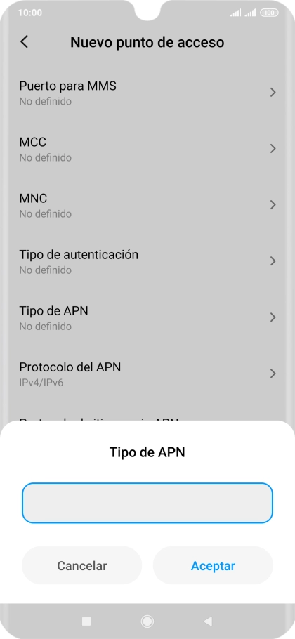 Introduce default y pulsa Aceptar. Introduce default y pulsa Aceptar.