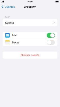 Pulsa Cuenta.