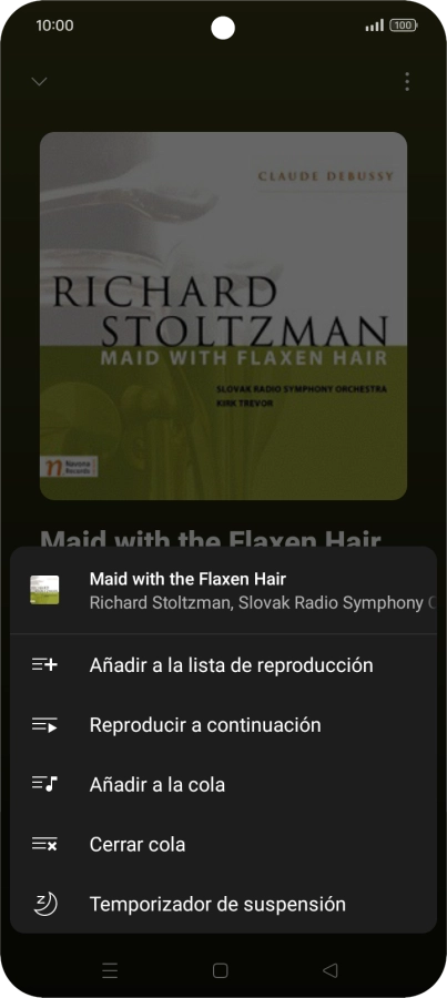 Pulsa Añadir a la lista de reproducción. Pulsa Añadir a la lista de reproducción.
