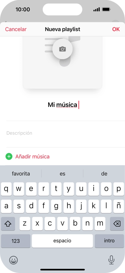 Pulsa Añadir música. Pulsa Añadir música.