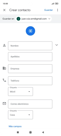Pulsa Nombre e introduce el nombre deseado. Pulsa Nombre e introduce el nombre deseado.