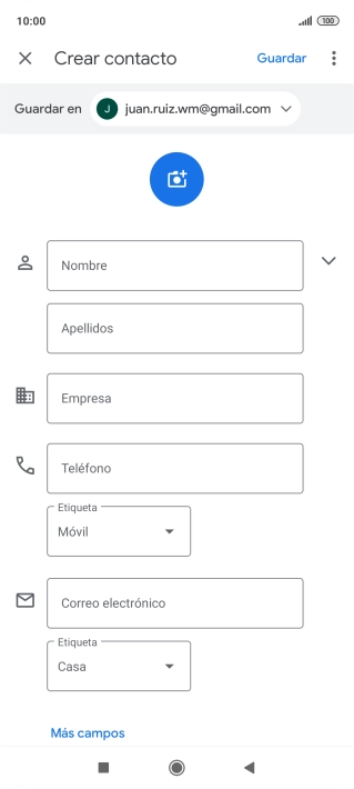 Pulsa Nombre e introduce el nombre deseado. Pulsa Nombre e introduce el nombre deseado.