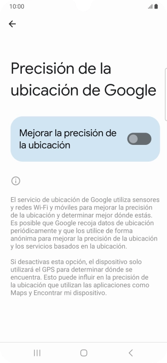 Si pulsas el indicador junto a 
