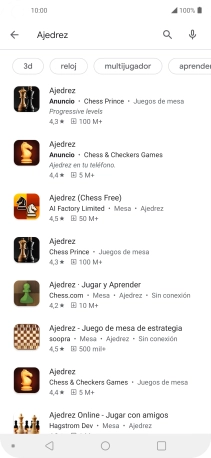 Pulsa la app deseada. Pulsa la app deseada.