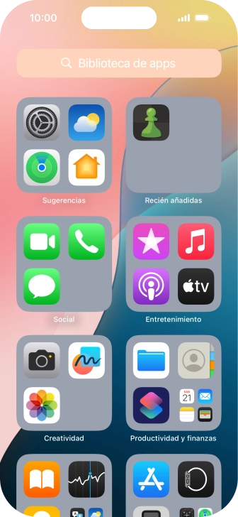 Pulsa la app deseada. Pulsa la app deseada.