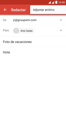 Pulsa Adjuntar archivo. Pulsa Adjuntar archivo.