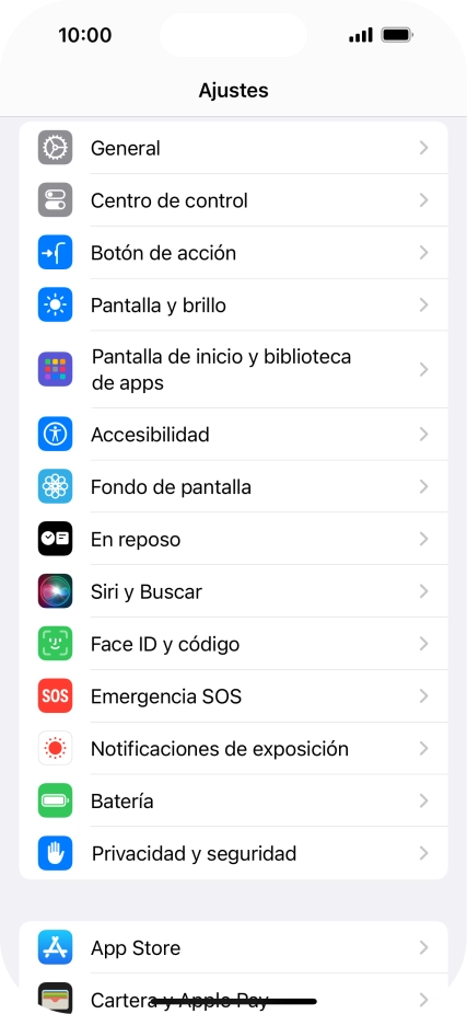 Pulsa Pantalla de inicio y biblioteca de apps.