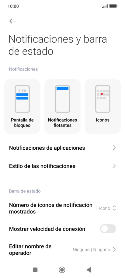 Pulsa Notificaciones de aplicaciones. Pulsa Notificaciones de aplicaciones.