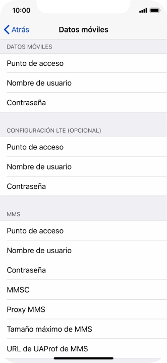 Pulsa Punto de acceso e introduce airtelwap.es. Pulsa Punto de acceso e introduce airtelwap.es.