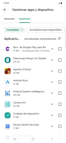 Pulsa la app deseada. Pulsa la app deseada.