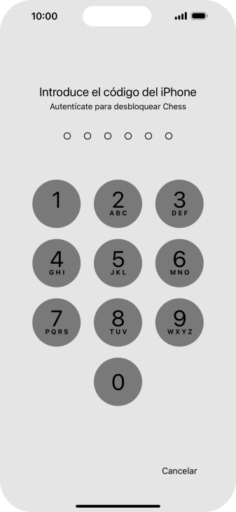 Utiliza el código de seguridad que has creado. La app ya no está bloqueada. Utiliza el código de seguridad que has creado. La app ya no está bloqueada.