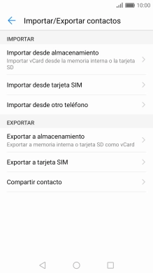 Pulsa Importar desde tarjeta SIM. Pulsa Importar desde tarjeta SIM.