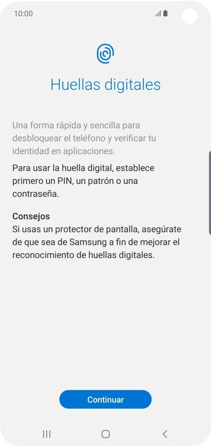 Pulsa Continuar. Pulsa Continuar.
