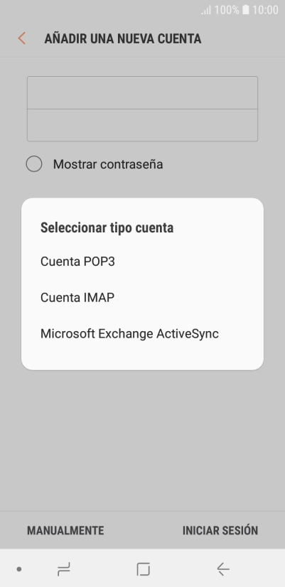 Pulsa Cuenta POP3.