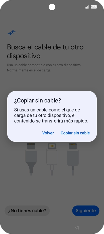 Pulsa Copiar sin cable. Pulsa Copiar sin cable.
