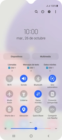 Pulsa el icono de ajustes.