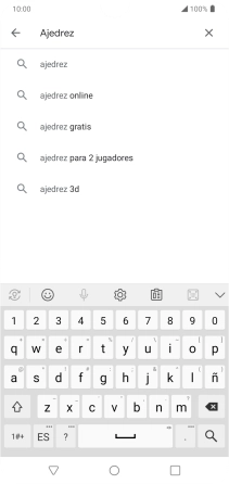 Introduce el nombre del tema o de la app y pulsa el icono de búsqueda. Introduce el nombre del tema o de la app y pulsa el icono de búsqueda.