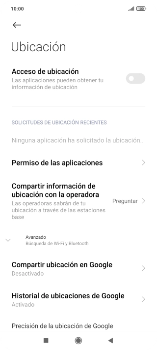 Pulsa el indicador junto a Pulsa el indicador junto a