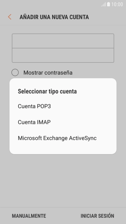 Pulsa Cuenta POP3.
