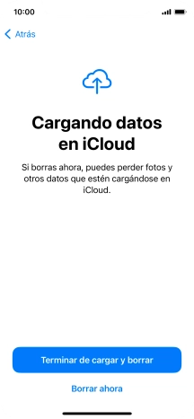 Pulsa Borrar ahora. Pulsa Borrar ahora.