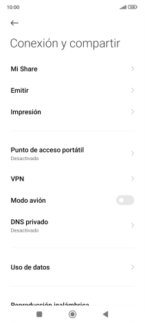 Pulsa Uso de datos. Pulsa Uso de datos.