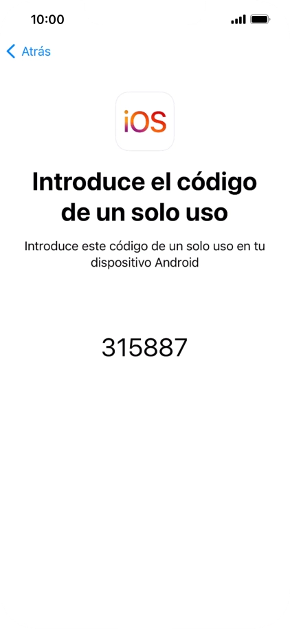 Seguir las indicaciones de la pantalla y de la app Seguir las indicaciones de la pantalla y de la app
