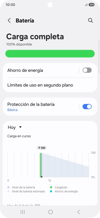 Pulsa Ahorro de energía. Pulsa Ahorro de energía.