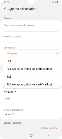 Pulsa Ninguna para desactivar la función. Pulsa Ninguna para desactivar la función.