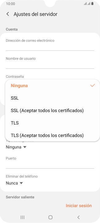 Pulsa Ninguna para desactivar la función. Pulsa Ninguna para desactivar la función.