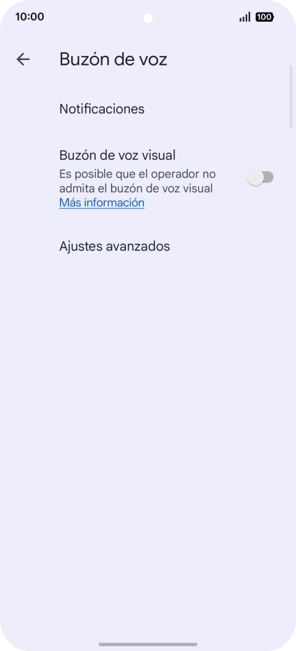 Pulsa Ajustes avanzados. Pulsa Ajustes avanzados.