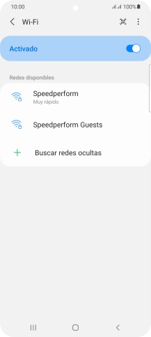 Pulsa la red wifi deseada. Pulsa la red wifi deseada.