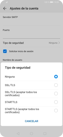 Pulsa Ninguna para desactivar la función. Pulsa Ninguna para desactivar la función.