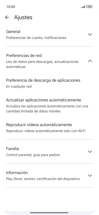 Pulsa Actualizar aplicaciones automáticamente. Pulsa Actualizar aplicaciones automáticamente.