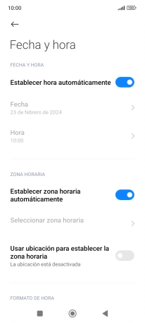 Pulsa la tecla de inicio para terminar y regresar a la pantalla de inicio.