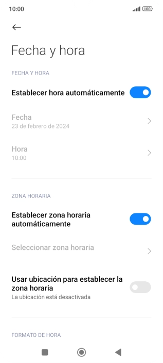 Pulsa la tecla de inicio para terminar y regresar a la pantalla de inicio.