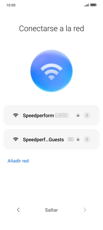 Pulsa la red wifi deseada. Pulsa la red wifi deseada.