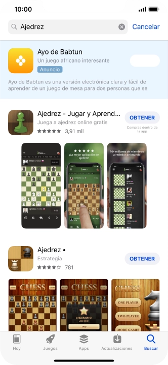 Pulsa la app deseada. Pulsa la app deseada.