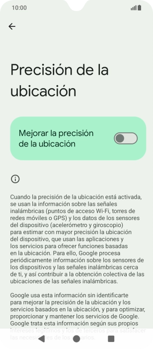 Si pulsas el indicador junto a Si pulsas el indicador junto a