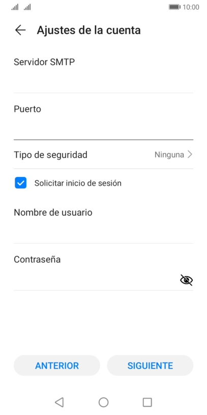 Pulsa Tipo de seguridad. Pulsa Tipo de seguridad.