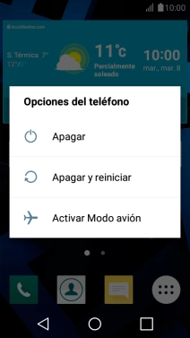 Pulsa Activar Modo avión.